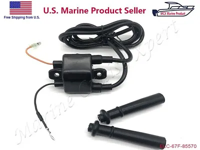 Yamaha F75 F80 F90 F100 75 80 90 100 HP Outboard Ignition Coil 67F-85570-00 • $33.95