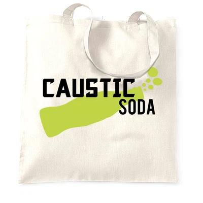 £8.99 • Buy Novelty Gaming Tote Bag Caustic Soda Drink Toxic Bubble Bottle