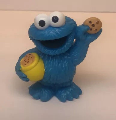 Sesame Street Workshop COOKIE MONSTER PVC 2.75  Playset Figure 2010 Hasbro • $5