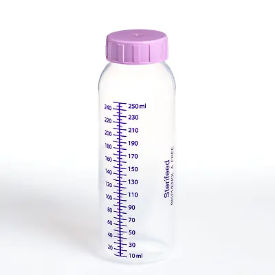 Sterifeed Disposable Sterile Baby PP Bottle 250ml (8.8oz) - BPA-Free Pack Of 24 • £25.98