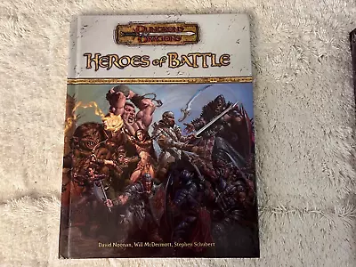 Dungeons And Dragons Heroes Of Battle Hardcover Book • $28.50