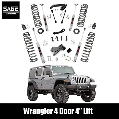 4 Inch Lift Kit For 2007-2018 Jeep Wrangler Unlimited JK • $549.95