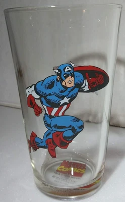 $13.59 • Buy 2010 Marvel Comics Captain America Pint Glass The Avengers 16 FL OZ Glass