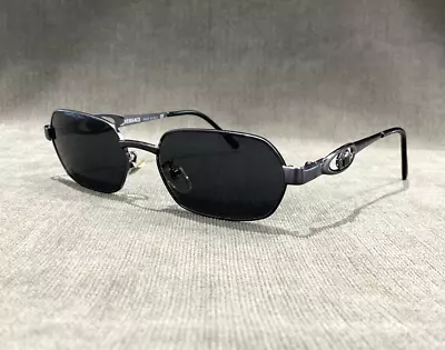 Gianni Versace Vintage Mens Metal Black Medusa Sunglasses MOD S81 • $139