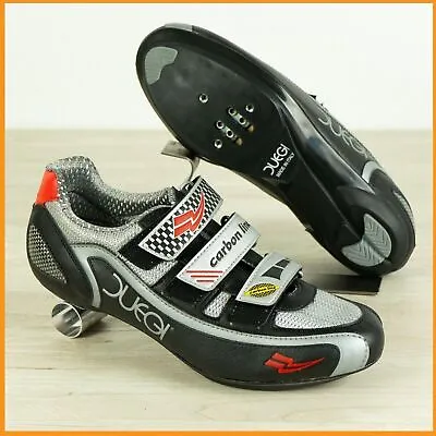 New Duegi Carbon Line Vintage Cycling Bike Shoes 39 Us 6 Road Bicycle Look Spd • $72.86