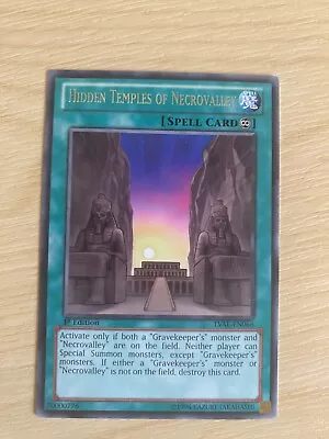 Yugioh Card Hidden Temples Of Necrovalley (LVAL-EN066) 1st Edition Rare • £0.99