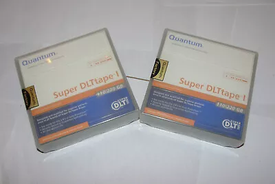 Lot Of 2 New Sealed Quantum Super DLT I 110/ 220gb Media Tape • $28.11