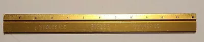 Vintage Advertising Aluminum Ruler Engraved  BIGLER WHOLESALE LUMBER • $12.97