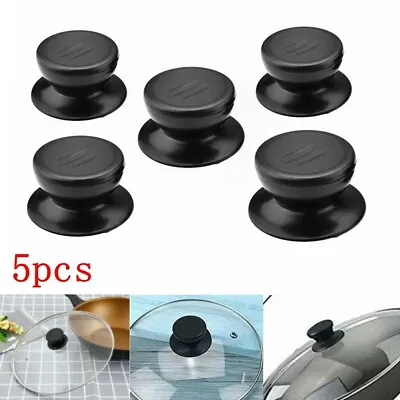 5Pcs Kitchen Cooking Pot Pan Lids Replacement Knob Lifting Handle Saucepan Lid • £5.75