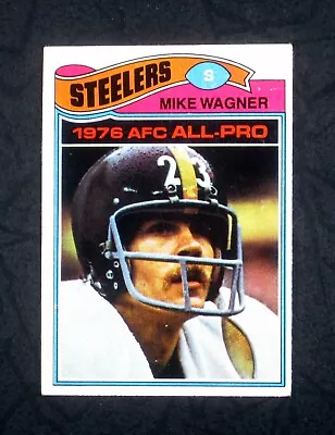 1977 TOPPS SET BREAK Mike Wagner #60 Pittsburgh Steelers VG-EX Wrinkle • $1.29