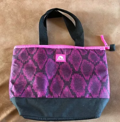 Igloo Insulated Lunch Bag Large Pink Black School Tote Durable Washable • $13.25