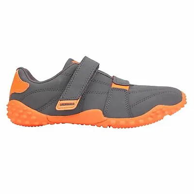 Lonsdale Kids Childrens Fulham Trainers Elasticated Strap Sports Shoes Leather • £19.99