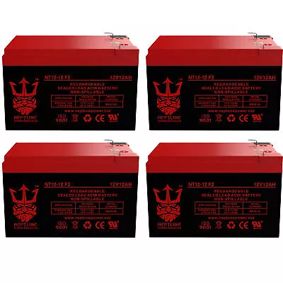 X-Treme XB-508   12V 12Ah Electric Scooter Battery By Neptune - 4 Pack • $94.95