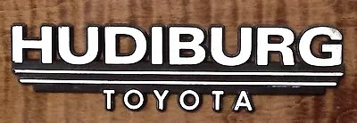 Vintage Midwest City Ok Hudiburg Toyota Dealer  Logo Emblem Advertisement Z3906 • $21.74