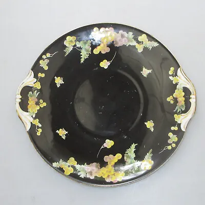 Antique Royal Doulton China Cake Plate Black Wattle HB9926 - H92 • £40.83