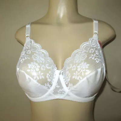 New VTG MAIDENFORM CHANTILLY Lace WHITE Underwire Bra 36 D • $39.99