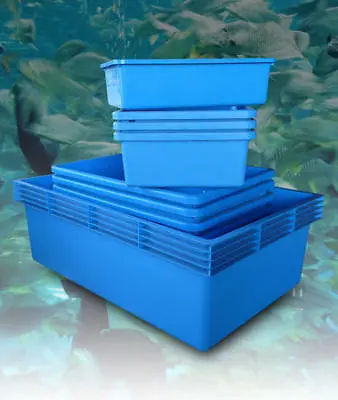 $34 • Buy Classica Blue Plastic (polyethylene) Aquarium Pond Fish Tank 26 Gallon