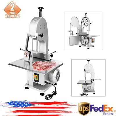  1500W Commercial Electric Meat Bone Saw Machine Frozen Meat Cutting Band Cutter • $381.90