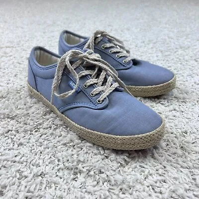 Vans Atwood Women's Espadrille Jute Sneakers 721356 Blue Size 6 Lace Up • $13.48