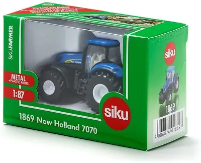 £9.99 • Buy SIKU FARMER 1:87 Scale 1869 NEW HOLLAND 7070 TRACTOR Die Cast Metal & Plastic