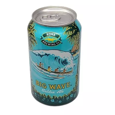 Kona Brewing Big Wave Golden Ale 12oz Empty Beer Can Bottom Opened Micro Craft • $2.99