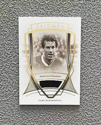 2022 Futera Unique Soccer Ruud Van Nistelrooy Game Triumph Memorabilia 04/19 • $20