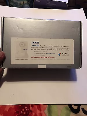 $20 • Buy Schlage WCW100 Home Indoor Camera With Nexia Home Intelligence White