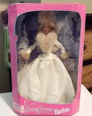 1998 Mattel Winter Evening Barbie 11.5 Inch New In Box • $28.79