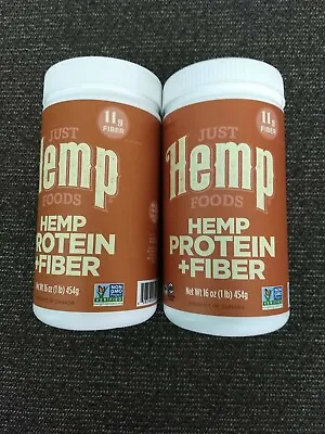 Just Hemp Foods/Hemp Protein Powder + Fiber/16 Oz/2pk • $19.92