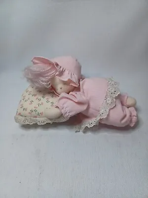 Sekiguchi Japan Music Box Doll Sleeping Pillow Pink • $45