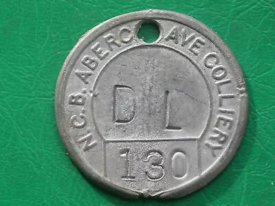 Abercrave Colliery Powys Wales NCB Alloy Pit Check Miners Mining Token Tally • £19.99