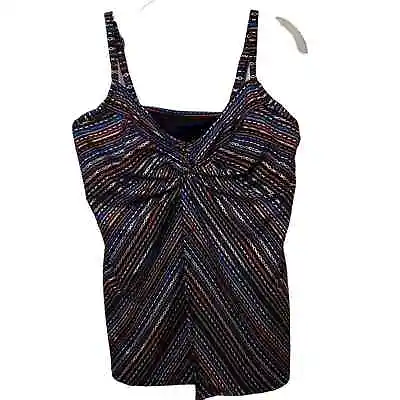 NWT MiracleSuit Tankini Top Love Knot Size 16 • $40.79