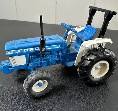 Vintage Ertl Ford 1710 Tractor 1/16 Scale Diecast Farm Blue Diecast • $34.98