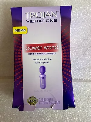 TROJAN Power Wand Deep Vibrations Massager 3 Speeds Batteries Included • $20