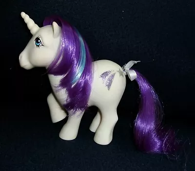 Rose: My Little Pony Vintage Unicorn Glory #2 EXCELLENT Gorgeous Glitter G1 • $10.99