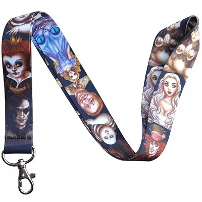 £3 • Buy Tim Burton's Alice In Wonderland Lanyard  - Our Ref AL0021