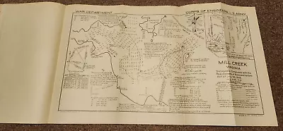 1913 MILL CREEK VIRGINIA ENGINEERING MAP 9 X 15.25! • $9.99