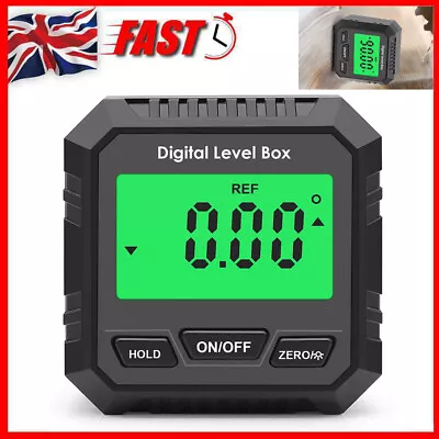 360° Magnetic Digital Protractor Angle Finder Gauge Inclinometer Level Meter UK • £10.95