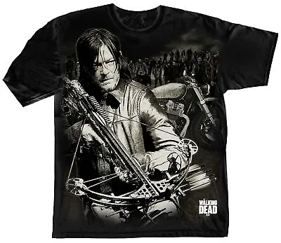 The Walking Dead Daryl Dixon Crossbow Official Tee T-Shirt Mens Unisex • $27.51