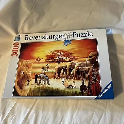Ravensburger 170562 Savannah Masai 3000 PC Jigsaw Puzzle EUC • $69.99