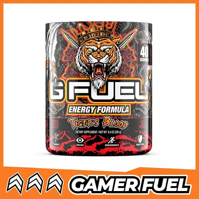 Gamma Labs G Fuel Energy Tub 40 Serves GFuel Tiger's Blood Flavour • $64.95