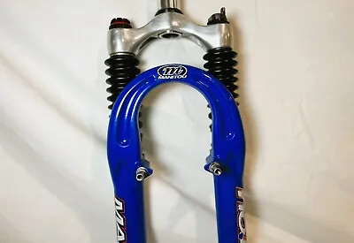 Manitou SX Front Suspension Fork Shock Mountain Bike Mtb Vintage Xc R TPC Blue • $99