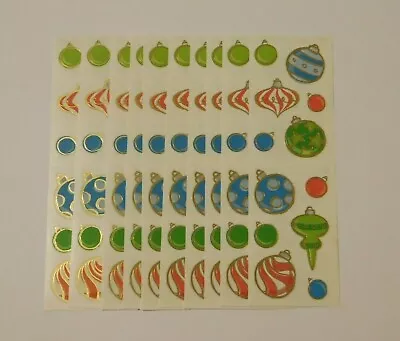 Mrs Grossman's Lot 10 Strips Jolly Ornaments Reflections 2010 Stickers  • $13.99