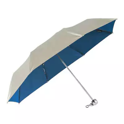 UPF50+ Clifton Silver Coated Manual Navy Umbrella • $34.95