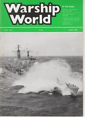 Warship World Volume 3 Number 1 (Winter 1988) • £3.99