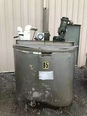 200 Gallon Stainless Steel Insulated Mixing Tank W/ Lightnin XJQ-30 Agitator 3PH • $5200