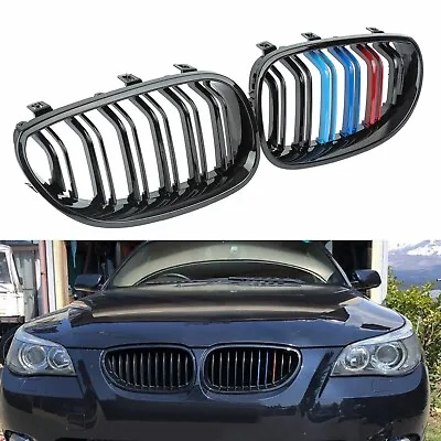 $35.99 • Buy 3-Color Front Kidney Grille Bumper Grill For BMW 5-Series E60 E61 03-10
