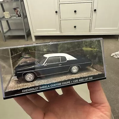 James Bond Car Collection 109 Chevrolet Impala Custom Coupe Live & Let Die 1/43 • £12.95