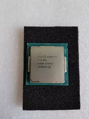 Intel Core I7 8700k 3.7GHz LGA 1151 CPU - SR3QR • £90
