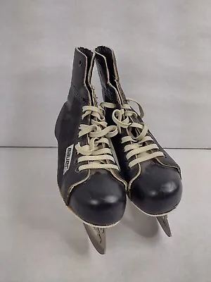 Vintage Bauer Big Chief Ice Hockey Skates Men's Size 10 Tube Blades  • $34.99